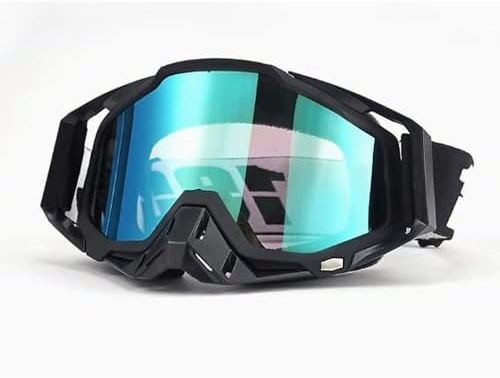 Dexpally Occhiali Motocross Mascherina Motocross Occhiali da Moto Antipolvere Maschera Motocross Occhiali di Sicurezza per Moto, ATV, Casco Compatibile