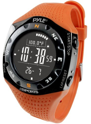 Pyle Sports Ski Master V Professional Ski Watch, Orange