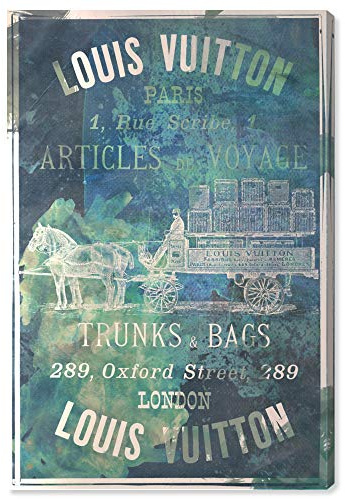 The Oliver Gal Artist Co. Modern 24.0 in x 36.0 in, Articles on the Water, Canvas Wall Art, Office, Green