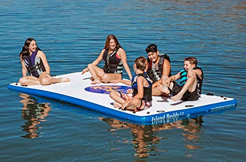 Island Hopper Island Buddy 12 Foot Inflatable Swimming Water Platform (Island Buddy 12')