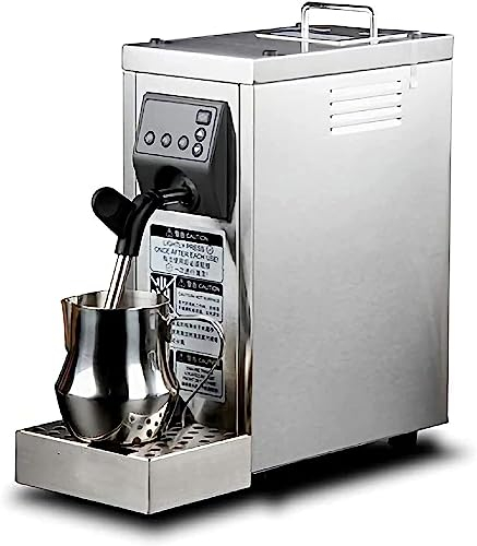 Montalatte Commerciale, Montalatte Automatico Montalatte Elettrico Macchina Per Schiumare Il Caffè 800ml Macchina Per Bolle Di Latte A Vapore Professionale In Acciaio Inossidabile Per Caffè, Latte