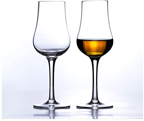 Tazza Di Vetro Professionale single malt whisky crystal vetro brandy snifter goblet vino degustazione fragranza tazza miglior papà presente all'ingrosso Tazza Di Vetro Grande ( Color : 2 Pcs , Size :