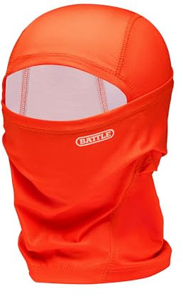 Battle Sports Performance Mask, Shiesty Mask, Tight Fitting Sports Balaclava (US, Alpha, One Size, Orange)