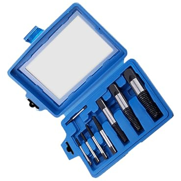 Kit di riparazione sanitaria con rimozione di viti in acciaio al carbonio, strumento di installazione manuale per impatti, estrazione filettata rotto