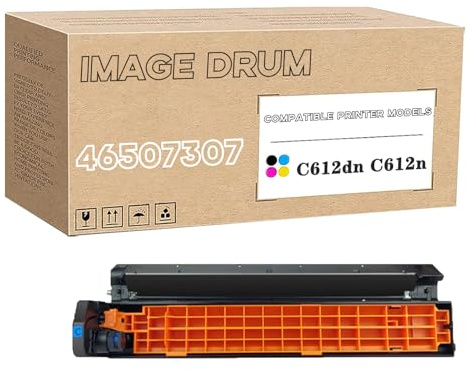 Tamburo Compatibile Per OKI 46507308 46507307 46507306 46507305 Tamburo Immagine, Grande Capacità Di Lavoro Per C612 C612dn C612n Cyan
