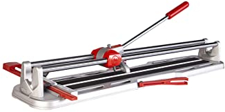 RUBI, Cortadora de Azulejos Manual, Cortadora Profesional Para el corte de Baldosa Cerámica, Cortador de Baldosas de hasta 63 cm, STAR-63 PLATINUM con MALETA