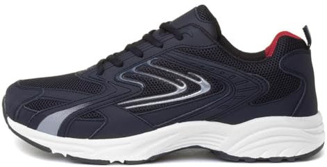 XL Men's Navy Lace Up Trainer - Size 11 UK - Blue