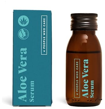 forpeople 99,6% BIO Aloe Vera Gel 50ml · Pur, Hochdosiert, Vegan · Ohne Verdickungsmittel · Beruhigendes Gesichtswasser, After Sun, Aloe Vera Serum für Gesicht & Körper
