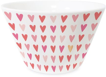 Grafik-Werkstatt Cuenco de cereales con oro real | cuenco de porcelana | corazones