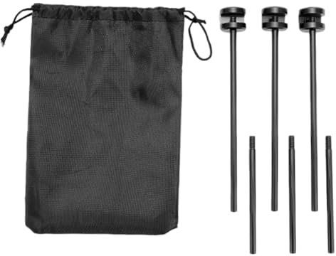 Yopeissn Estante multifuncional para ollas de barbacoa, portátil, ajustable, trípode para barbacoa, suministros de camping, 1 juego