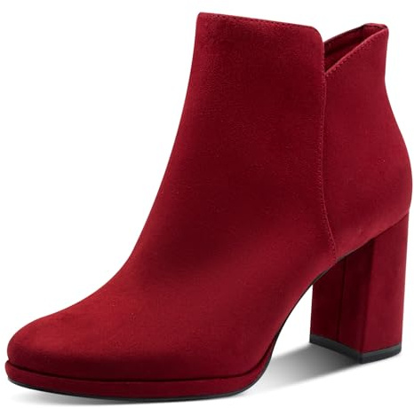 Tamaris 1-25362-45, Botas Cortas al Tobillo Mujer, Rojo, 40 EU
