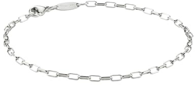 THOMAS SABO Charm-Armband Paperclip Silber Recyceltes 925 Silber