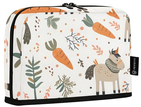 Mnsruu Trousse à crayons avec motif cheval debout - Grande capacité - Pour garçons et filles - Multi-couches - Organiseur de papeterie pour l'école, le bureau, le travail