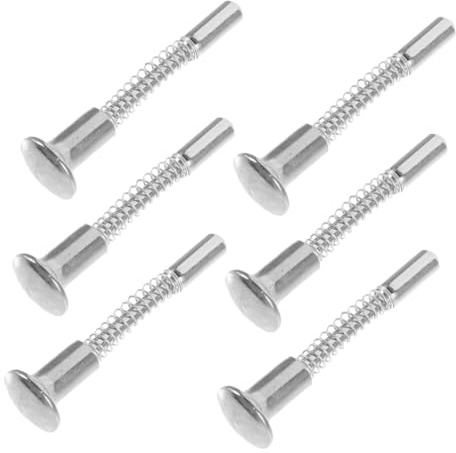 MUELODSIC 6 pièces Lit Verrou à Ressort Verrou à Tige à Ressort de Berceau Accessoire de Lit Facile à Installer