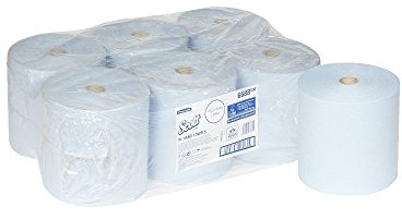 Scott XL, 6688, Rolled Hand Towels , 1 Ply, Blue, 6 rolls x 354 m