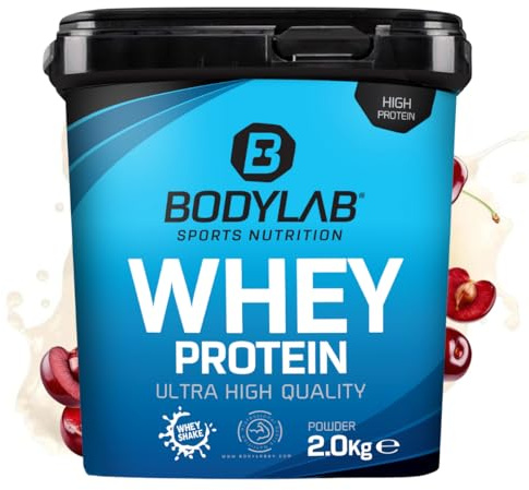 Bodylab24 Whey Protein Pulver, Kirsch-Joghurt, 2kg