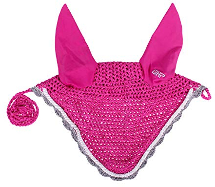 ARBO-INOX - Ohrhaube - gehäkelt - farbig - Verschiedene Größen (shetty, Fuchsia)