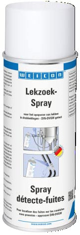 WEICON Spray Détecte-Fuites / 400 ml / détection facile et rapide des fuites dans les conduites de gaz / conduites sous pression / moussant / ininflammable / anticorrosif