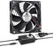 GDSTIME 120mm PC Lüfter 230V 120mm x 25mm Computer Lüfter Dual Kugellager mit 4V -12V Geschwindigkeit Kontrolle 3000 U/min 120 x 25 220V PC Ventilator für Laptop Router Schrank Workstation Server