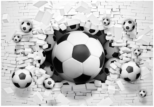 WallArena Vlies Fototapete Fußball 400x280 cm