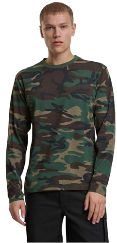 Brandit Premium långärmad skjorta för män, Skog, 3XL