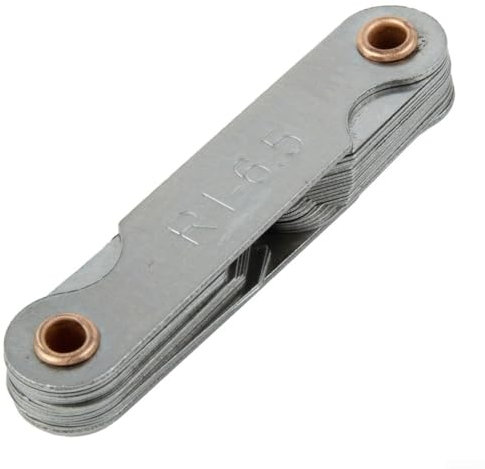 1 x Radius-Messgerät-Set Filet Radius Schablone Messwerkzeug für Bearbeitung Inspektion (1–6,5)