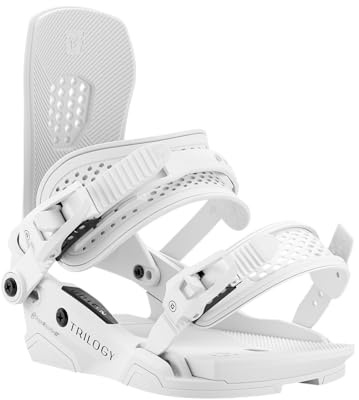 Union Trilogy Women's Snowboard Bindings, White, Medium