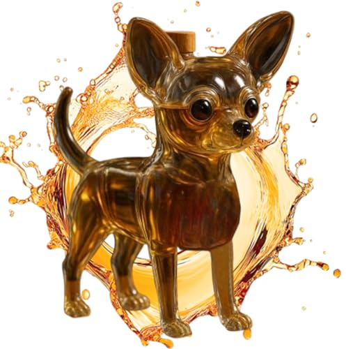 Garrafa, botella de licores para perro, decantador de alcohol para whisky, regalo decorativo para hombres, cumpleaños, Navidad, bar, vino, vodka brandy