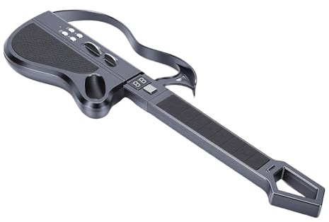 Naroote Jouet de Guitare électrique sans Cordes pour Enfants avec Lumières LED pour L'exploration Musicale, Guitare Intelligente Rechargeable pour Garçons Filles de 3 Ans et Plus (Black)