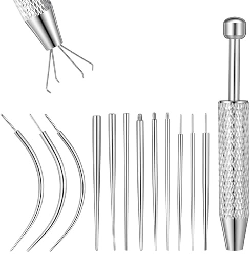 Hadnves Piercing Taper Ball Grabbing Tool Flat Back Pin Applicator