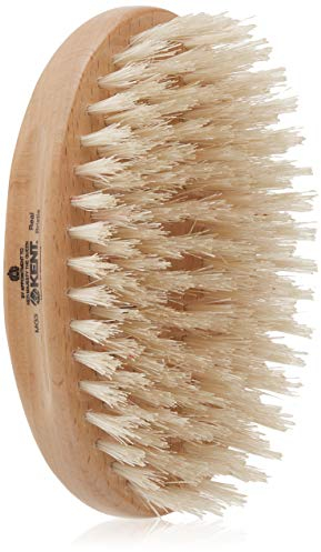 Kent brushes Finest da uomo: gamma. MG3 stile militare ovale in legno di faggio naturale setola spazzola per capelli