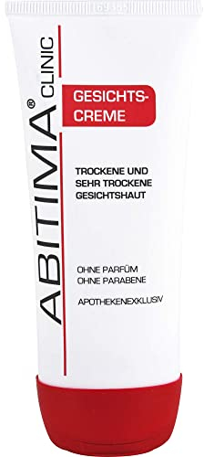 ABITIMA CLINIC Gesichtscreme 100 ml – bei trockener Haut, beruhigt irritierte Haut, spendet intensive Feuchtigkeit, mit Lanolin, Vitamin E & Glycerin