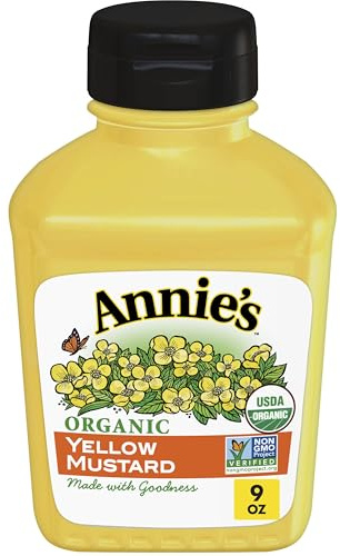 ANNIES HOMEGROWN MUSTARD YELLOW ORG, 9 OZ