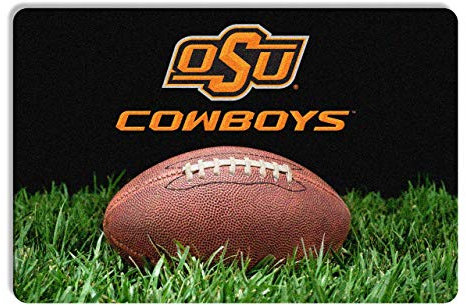 NCAA Oklahoma State Cowboys Classic Football Pet Bowl Mat, Large