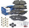 HELLA PAGID 8DB 355 005-521 Bremsbelagsatz - C6024 - Dicke/Stärke: 20.9mm - Bremssystem: Brembo PF 2.4 - inkl. Verschleißwarnkontakt - für u.a. DODGE / FREIGHTLINER / MERCEDES-BENZ