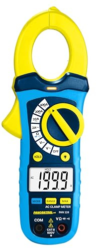 Pancontrol® PAN 124 Digital-Stromzange 400A AC mit kontaktlosem Spannungsprüfer & Phasenprüfer