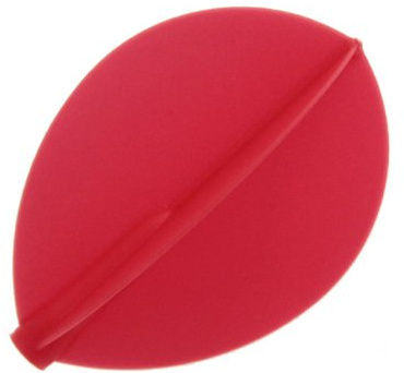 Fit Flight Cosmo Darts 6 Pack Pear Dart Flight (Red)