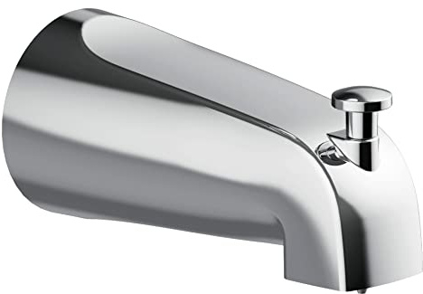 Design House 522912 Tub Diverter Spout Slip-On, Polished Chrome Finish