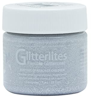 Angelus Unisex Paint, Silver Spark, Farbe, Silber, 1 Oz Glitterlites