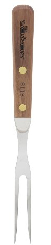 HIC Kitchen Dexter-Russell All-Purpose Fork, Stainless Steel with Walnut Handle, Made in the USA, 10-1/2