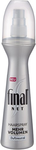 Final Net Haarspray Mehr Volumen, 3er Pack (3 x 125 ml)