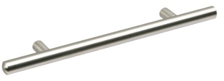 Metafranc Möbelgriff 128 mm - Edelstahl - Hochwertige Verarbeitung - Schlicht & elegant - Inkl. Montagematerial / Möbelbeschlag / Schubladengriff / 161161