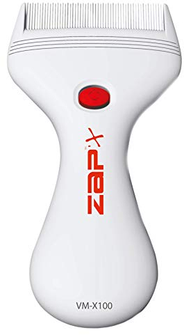 ZAP'X - Peigne Anti-Poux Électronique - Élimine les Poux et les Lentes Instantanément - Solution Naturelle Non Chimique