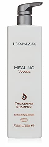 L'ANZA Shampoo für mehr Volumen, verleiht Glanz, Volumen und Fülle für feines und plattes Haar, mit Bambus-Boosting-Komplex und Keratin (1000 ml)