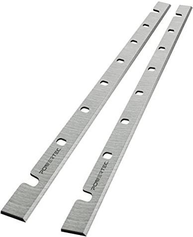 POWERTEC 12-1/2 Inch Planer Blades for DeWalt DW733 Planer, Replacement for DW7332 Planer Knives, Set of 2 (12809)