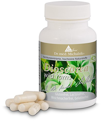 Dioscorea Dr. med. Michalzik - 90 Kapseln - je Kapsel 500 mg reines Dioscorea villosa-Extrakt - ohne Zusatzstoffe - von BIOTIKON®