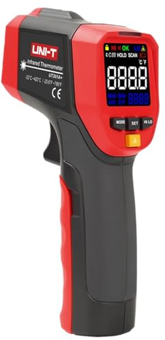 UNI-T UT301A+ infraröd termometer, 12:1, -32 °C-420 °C/-25,6 °F-752 °F