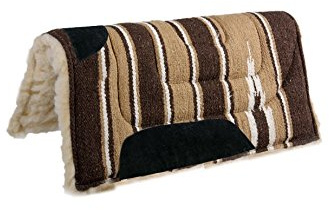 Pets2Care Tapis de selle Western Noir et Marron 32 x 32