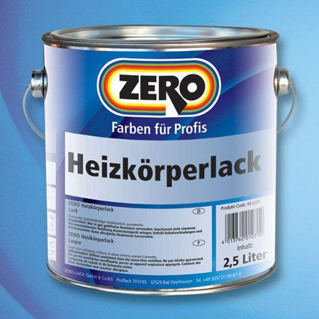 Heizkörperlack 750 ml Zero Lack Weiß
