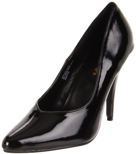 Pleaser High Heels Pumps Absatz 12,7 cm schwarz Lack Gr. 43